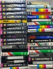 Blank Vhs Tape Lot Of 15 Sony Polaroid Tdk Memorex Scotch   More T-120