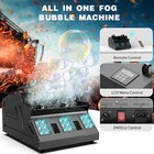 U king Dmx Smoke Fog Bubble Machine Rgb Led Light Bubble Blower Stage Dj Fogger