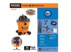 12 Gallon 5 0 Peak Hp Nxt Shop Vac Wet Dry Vacuum  Accessory Attachments  Hd1200