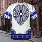 Men Dashiki T Shirt African Clothes Traditional Wear Clothing Short Sleeve Tops