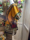 Dashiki Shirt Sleeve Colorful Cotton African Cultural Clothing W  Pockets Xl