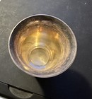 Vintage Small Silverplate Cup Toothpick Holder Hallmarked