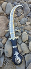 Jambiya Khanjar Dagger Knife Handmade Vintage Moroccan Sword Blades Silver 12 20