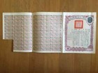      China Government 1938  100 National Defense Bond Loan With Coupon Uncancelled
