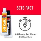 Strongest Metal Steel Aluminum Bond Adhesive Cold Weld Reinforced Epoxy Glue 2oz