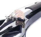 Cecilio 4 4 Full Size Metallic Electric Violin W  4 Style Ebony Fittings - Black