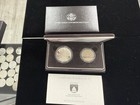 1989-s Congressional Uncirculated Silver Dollar Two Coin Set Box   Coa  re051521