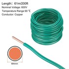 Meccanixity Thhn Wire 14awg 200ft Insulated Solid Copper Electrical Wire Ul List