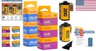 Kodak Ultramax 400   Gold 200 35mm Film Bundle - 6 Rolls With Microfiber Cloth