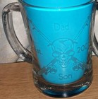   custom Personalised Etched Glass Tankard - Unique Gift Idea  