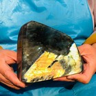 3 23lb  natural Gorgeous Labradorite Quartz Crystal Stone Specimen Healing