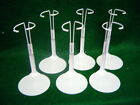 Doll Stands Set Of 6 White Painted Metal For Dolls 6 To 11 Inches Kaiser   2001