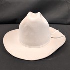 Vtg  Resistol 5x Beaver Cattleman Cowboy Hat 7 Sterling 3 Inch Brim 