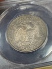 Anacs Au50 1876 S Seated Half Dollar Great Luster And Color