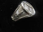 Masonic  Ring Sterling Silver New