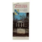 2 Vtg Boone Hall Plantation Charleston South Carolina Brochure Travel Pamphlet