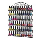 Metal Nail Polish Rack Holds 102 Bottles In Bronze