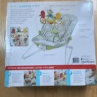Fisher-price Baby s Bouncer Removable Toy Bar Calming Vibrations Gray