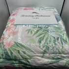 New  Tommy Bahama- Island Orchid Pink blue  King Quilt Set With 2 Matching Shams