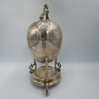 Antique England Silver Plated Egg Coddler Female Wheat Harvester C1800 s