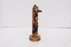 Alaska Black Diamond Fog Woman Carved Totem Figure Signed Patrick Seale 8 75 