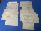 Lot X13 Nj 1800s Covers   Fancy Cancels   Letter   Registered    New Jersey L  k
