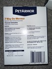  4  Petarmor 7 Way De-wormer 12 Flavored Chewables For Dogs