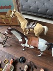 Vintage Marx Johnny West Figures Horses Accessories Lot Sam Cobra  Thunderbolt