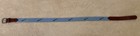  fishers Island embroidered Golf Belt light Blue top 100 members Only size 40