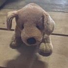 Russ Golden Retriever Brown Velour Soft 10  Plush Puppy Dog Black Collar