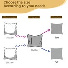 Throw Pillows Insert Set Of 2  Cotton Cover Decorative Cushions For Sofa Bed