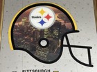 Vintage Miller High Life Pittsburgh Steelers Beer Mirror Sign 15x20 Framed Nfl