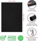 Oven Liners For Bottom Of Oven  Mat  15 75  X 23 62   2 Package  Black 