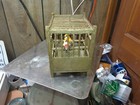 Coal Miner   s Canary Birdcage  Collectible Miner Memorabilia Antique   Clay Water