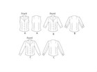 Mccalls Pattern 6750 Uncut Fitted Blouse Top  Shirt Women 16 18 20 22 24