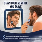 Fogless Shower Mirror For Shaving With Upgraded Suction  Anti Fog Shatterproo   