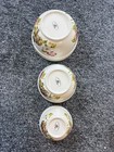 Rabbit Floral Maxcera Spring Festive Bunny Easter Set Of 2 Nesting Bowls
