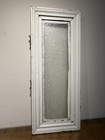 Vintage Florentine Privacy Glass Door Etched Glass Reclaimed Farmhouse Window 