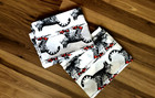 Vintage Kliban Cat W red Sneaker s Pillow Cases Set 2 pc  Standard Size