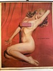 Vintage 1955 Marilyn Monroe Nude Calendar Original Golden Dreams Rare 