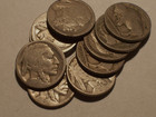 10-no date   Old Buffalo Nickels     from Old Rolls 