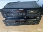 Lot Of 2 Genuine Denon Dn-t625 Cd Tape Player Combo