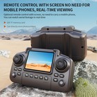 4k Hd Drone Dual Camera Wifi Fpv Foldable Quadcopter Rc With Screen Remote