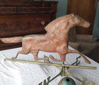 Rare 19th Century Copper Horse Weathervane