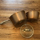 Set Of Two Gotham Steel 008c Hammered Copper Pans