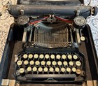 Antique Corona Portable No  3 Folding Typewriter Case  Warranty   Orig Receipt