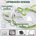 Clear Microwave Splatter Cover With Handle   Steamer 10    Plate Kitchen Tool