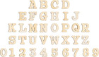 1 2 Inch 342 Pieces Small Wooden Letters And Numbers Crafts Unfinished Wood Alph