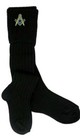 Tw Masonis Embroidered Wool Blend Kilt Hose Socks For Mens