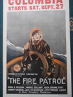 Rare Silent The Fire Patrol Original 1924 Us Cinema Window Card Film Poster